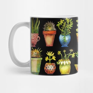 Succulents All in a Row Mug